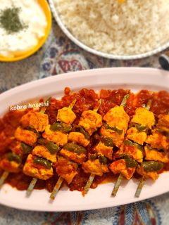 عکسی از دستور جوجه کباب حسینی