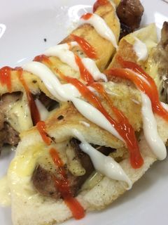 Foto resep Menu sarapan : Sausage roll with cheese