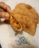 Pastelillo de camarones al mojo Isleño Puertoriqueño