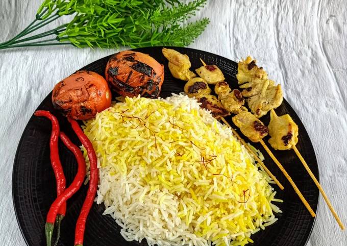 Persian Saffron Rice / Nasi Saffron Iran