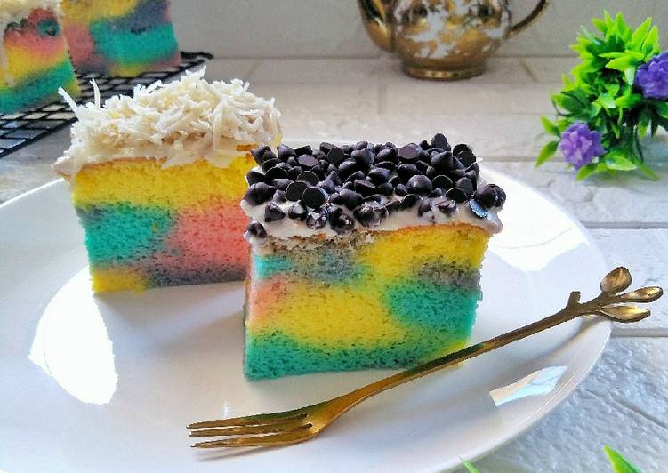Cara Memasak Unicorn ogura cake irit untuk jualan