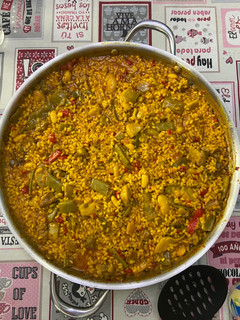 Una foto de Paella valenciana con secreto Realfood