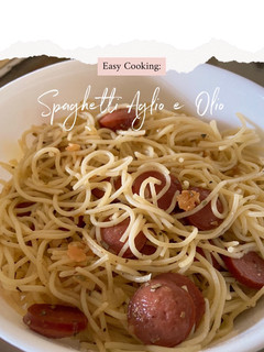Foto resep Easy Cooking: Spaghetti Aglio e Olio