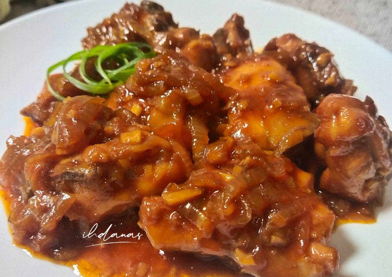 Ayam Kecap Bawang Bombay Simpel Nendang