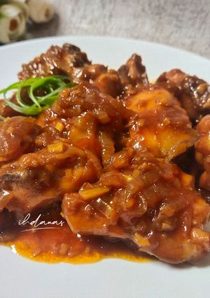 Foto resep Ayam Kecap Bawang Bombay Simpel Nendang