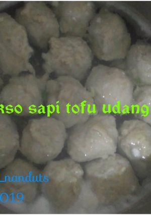 Foto resep Bakso sapi tofu udang