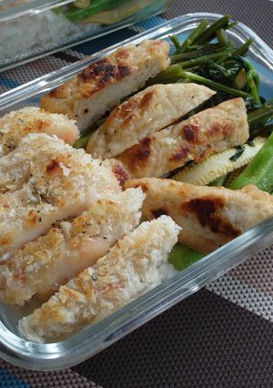 【一鍋到底】花枝蝦排便當 的食譜成品照片