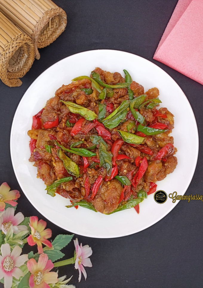 Foto resep 77. SAMBAL GORENG KULIT AYAM KRISPI PEDAS MANIS