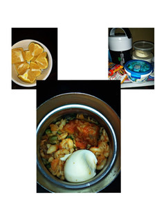 A picture of Macaroni with veggies and egg.