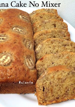 Foto resep Banana Cake No Mixer