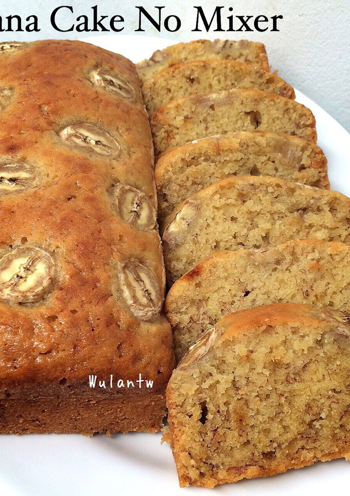 Foto resep Banana Cake No Mixer
