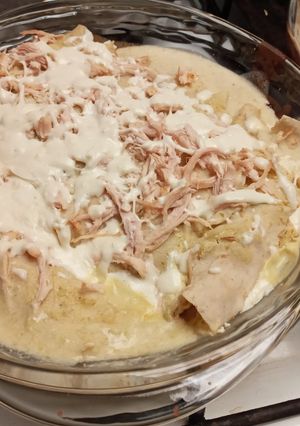 Una foto de Enchiladas suizas