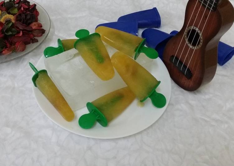 How to Make Favorite Green Tea Popsicles with Lemon and Honey