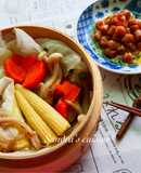 清蒸蔬食佐干貝醬