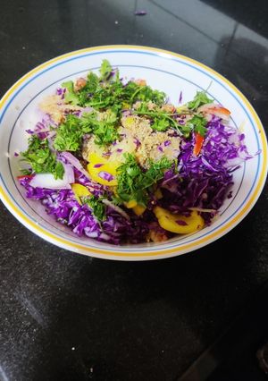 A picture of Pink diet salad.