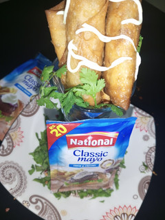 A picture of Chicken Spring roll.