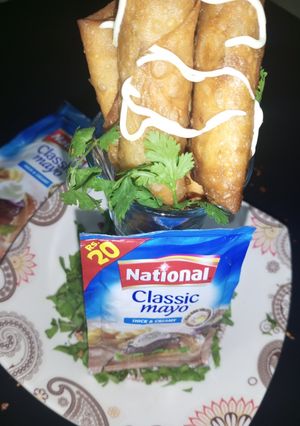 A picture of Chicken Spring roll.