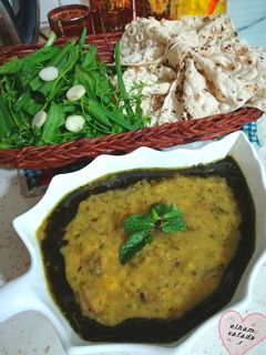 عکسی از دستور آش ترخینه الهام پز