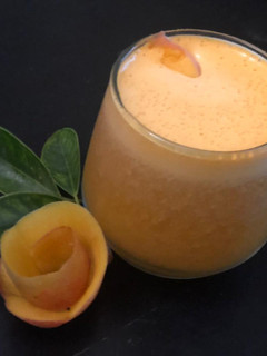 A picture of Peach juice.