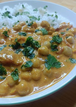 Une photo de 🌿Chana Masala aux pois chiches