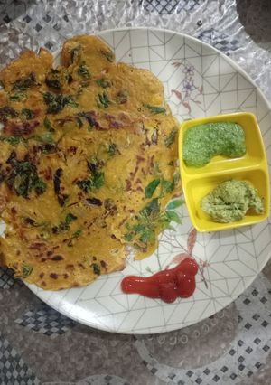 વેજીટેબલ પુડલા રેસીપી મુખ્ય ફોટો