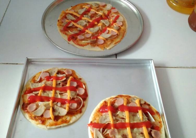 Resep Pizza mozzarella &amp; Pizza Tortila, Bisa Manjain Lidah