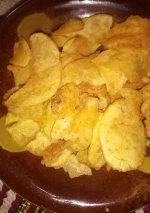 صورة لوصفة شيبس منزيلي