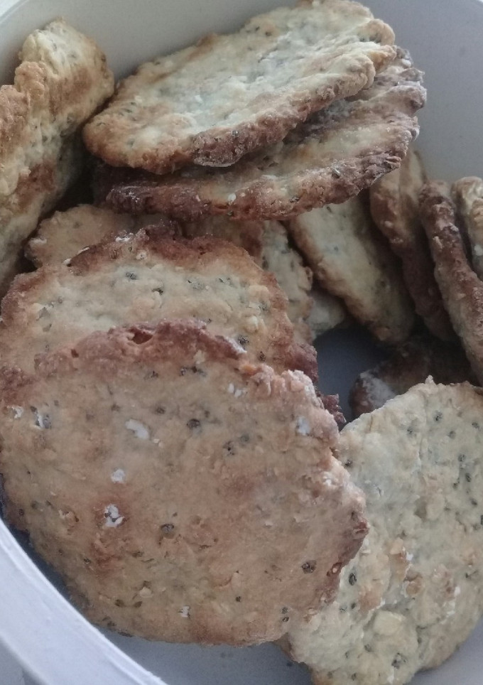 Una foto de Galletas de harina integral y avena