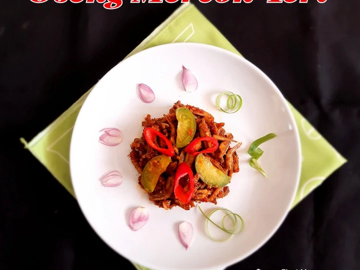 Langkah Gampang Membuat Resep 556. Oseng Mercon Teri yang  Bikin Ketagihan Anti Ribet, Lezat Sekali