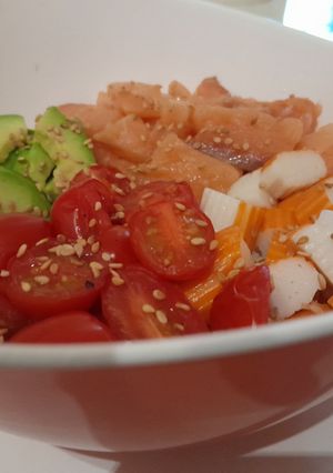 Une photo de Un poke bowl à ma façon