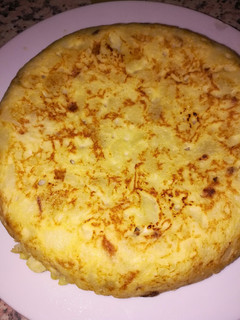 Una foto de Tortilla de patata light en microondas