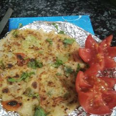 A picture of Veg Uttapam (south dish).