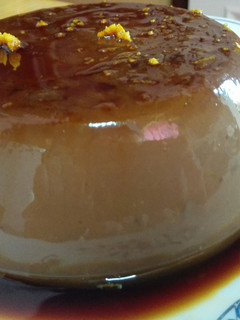 Una foto de Mi flan de chocolate y naranja!!!