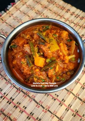 A picture of Mix Veg Kadai.
