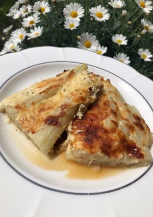 Sajtos-tejfölös spárga recept fotója