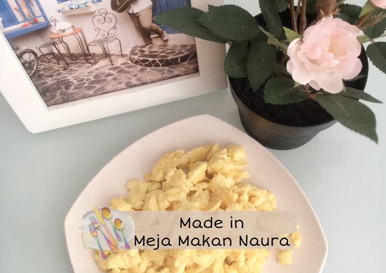 makanan Scramble Egg (telor Mc’d) yang Lezat Sekali