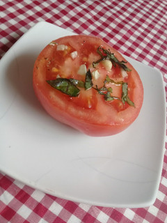 Una foto de Tomates asados al horno