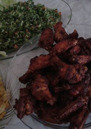 صورة لوصفة جناحات مقلية🍗🍗