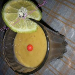 A picture of Mango-banana smoothie# season ingredients contest #.
