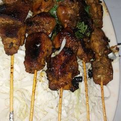 A picture of Chicken kebab.