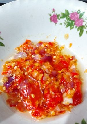 Foto resep Sambal korek atau sambal bawang