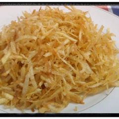 A picture of Fasting Recipe - Aloo ke crispy lacche.