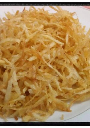A picture of Fasting Recipe - Aloo ke crispy lacche.