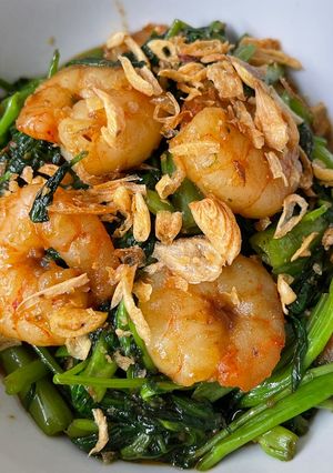 Foto resep Cah Kangkung Udang Pedas #MasakTanpaMicin