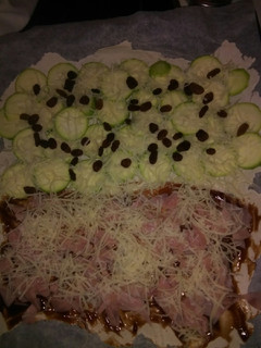 Una foto de Pizza sin gluten y vegetariana