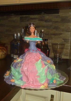 Φωτογραφία της συνταγής Τούρτα μεντοβίκ "Princess Barbie"