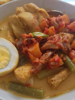 Foto resep Ketupat praktis dengan kuah opor ayam