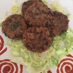 A picture of Kidney beans patties.
