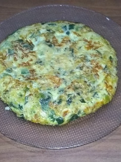 Una foto de Tortilla de zapallitos verdes