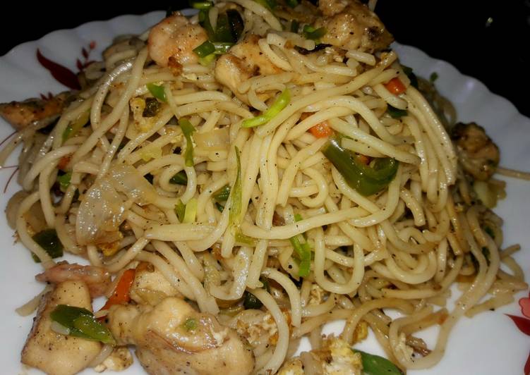 Recipe of Homemade Mixed Chinese Noodles